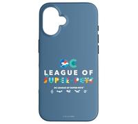 Carcasa para iPhone 16 DC League of Super-Pets Art Deco Title with Super Logos