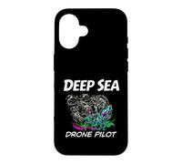 Carcasa para iPhone 16 Deep Sea Drone Pilot ROV Submarine Squid