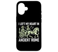 Carcasa para iPhone 16 Dejé mi corazón en la Antigua Roma Imperio Romano