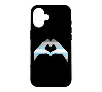 Carcasa para iPhone 16 DemiBoy Love Heart DemiMale Bandera