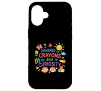 Carcasa para iPhone 16 Desarrollado por crayones y curiosidad Divertidos para niños de jardín de Infantes