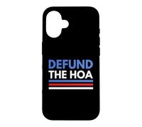 Carcasa para iPhone 16 Desfinanciar la HOA Gracioso La elección de HOA Asociación de propietarios de viviendas