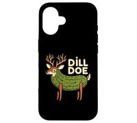 Carcasa para iPhone 16 Dill Doe Divertido Humor Adulto Consulta Tonto Juego de Palabras de Ciervos