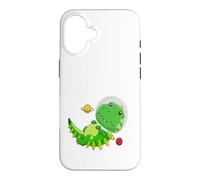 Carcasa para iPhone 16 Dinosaurios Astronauta - Perdidos en el Espacio - Donde Estoy - Dinosaurio