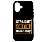 Carcasa para iPhone 16 Directamente de Green Bay Wisconsin USA Retro Vintage Humor