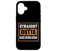 Carcasa para iPhone 16 Directamente Fuera de Santa Catalina Island California USA Humor