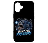 Carcasa para iPhone 16 Diseñado para Pescadores de presión con gráfico de mar Profundo