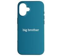 Carcasa para iPhone 16 Diseño de Hermano Familiar con tipografía Minimalista Grande