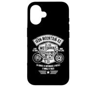 Carcasa para iPhone 16 Diseño de Motocicleta Iron Mountain Road US-16A Dakota del Sur