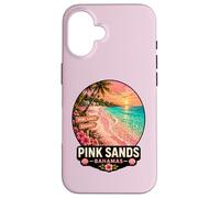 Carcasa para iPhone 16 Diseño de Puesta de Sol en la Playa Tropical de Sands Bahamas