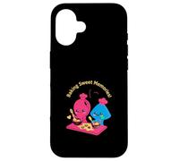 Carcasa para iPhone 16 Diseño de repostería Kawaii de Baking Sweet Memories