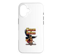 Carcasa para iPhone 16 Diseño de símbolo de mitología de Guerrero elegido de Cuervo