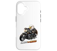 Carcasa para iPhone 16 Diseño Eagle Rider Drift The Road Freedom