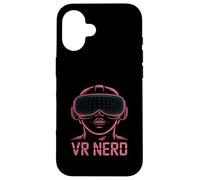 Carcasa para iPhone 16 Diseño tecnológico futurista VR Nerd