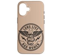 Carcasa para iPhone 16 Diseño Vintage de Bad Women Snake Dagger