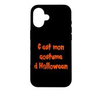 Carcasa para iPhone 16 Disfraz de Cest Mon d Halloween francés Humor de Halloween