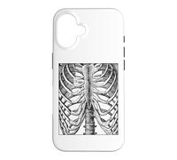 Carcasa para iPhone 16 Disfraz de Esqueleto de Rayos X para Halloween