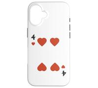 Carcasa para iPhone 16 Disfraz de Grupo de Halloween de Four of Hearts