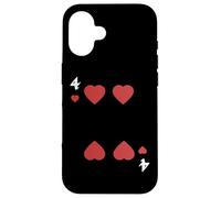 Carcasa para iPhone 16 Disfraz de Grupo de Halloween de Four of Hearts