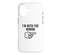 Carcasa para iPhone 16 Disfraz Divertido de Halloween a Juego para Parejas I'm with The Minion