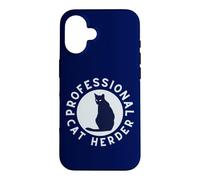 Carcasa para iPhone 16 Disfraz Profesional de Pastor de Gatos para Amantes de los Gatos