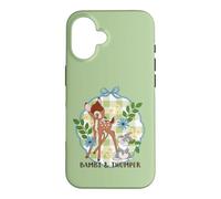 Carcasa para iPhone 16 Disney Bambi & Thumper Spring Floral Plaid Coquette Style