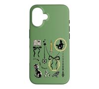 Carcasa para iPhone 16 Disney Hocus Pocus Binx & Bows Coquette Collage Halloween
