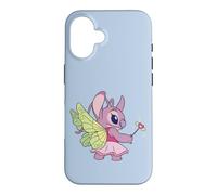 Carcasa para iPhone 16 Disney Lilo & Stitch Angel Halloween Fairy Trick-or-Treat