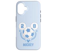 Carcasa para iPhone 16 Disney Team Mickey Soccer Ball Icon #28 Sports Championship
