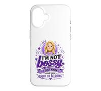 Carcasa para iPhone 16 Divertido Bossy Rubia De Dibujos Animados Mujer Púrpura Reina