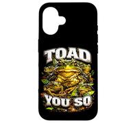 Carcasa para iPhone 16 Divertido Meme de Estilo Pirata de Toad You So So Pun