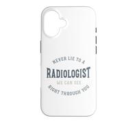 Carcasa para iPhone 16 Divertido Radiología Juego de Palabras Radiólogo Humor