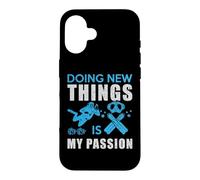 Carcasa para iPhone 16 Doing New Things Is My Passion Dive Funny Scuba Diving Diver