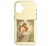 Carcasa para iPhone 16 Donde el Amor Duele Vintage Art Nouveau Romance