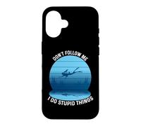 Carcasa para iPhone 16 Don't Follow Me I Do Stupid Things Scuba Diving Diver Dive