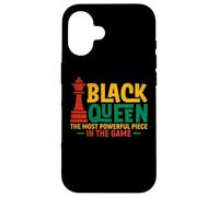 Carcasa para iPhone 16 Dope Black Queen La Pieza más poderosa afroamericana