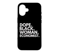 Carcasa para iPhone 16 Dope Black Woman Economista Economistas afroamericanos