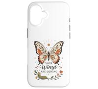 Carcasa para iPhone 16 Dream of The Caterpillar - Bonito diseño Inspirador de Mariposa