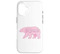 Carcasa para iPhone 16 Dulce capricho con Estampado de Caramelos con Estampado de Caramelos de mamá Bear