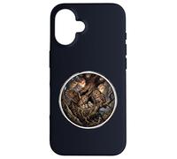 Carcasa para iPhone 16 Dulce cárabo del Bosque observador de pájaros, pájaro Nocturno búho pájaros