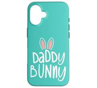 Carcasa para iPhone 16 Easter Family Matching Outfits Pastel Easter Daddy Bunny