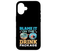 Carcasa para iPhone 16 Echar la Culpa al Paquete de Bebidas Cruise Alcohol