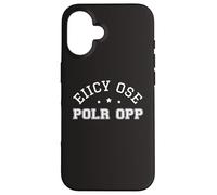 Carcasa para iPhone 16 Eiicy Ose Polr OPP Argot Urbano Significado Oculto Mensaje Película