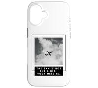 Carcasa para iPhone 16 El Cielo no es tu límite, tu Mente lo es | Cloud Plane