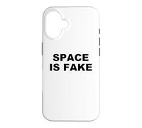 Carcasa para iPhone 16 El Espacio es Falsa y Divertida teoría de la conspiración