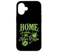 Carcasa para iPhone 16 El hogar es Donde mi Aloe Vera es Medicinal Planta