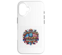 Carcasa para iPhone 16 El Legado Vive en Cada diseño patriótico de Rayas