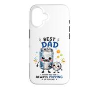 Carcasa para iPhone 16 El Mejor papá Que Siempre aparece para mí Puede diseñar