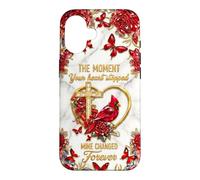 Carcasa para iPhone 16 El Momento en Que mi corazón cambió para Siempre Memorial Cardinal