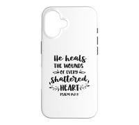 Carcasa para iPhone 16 Él Sana Las heridas de Cada corazón Roto Cristiano